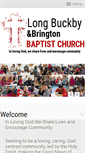 Mobile Screenshot of longbuckbybaptist.org.uk